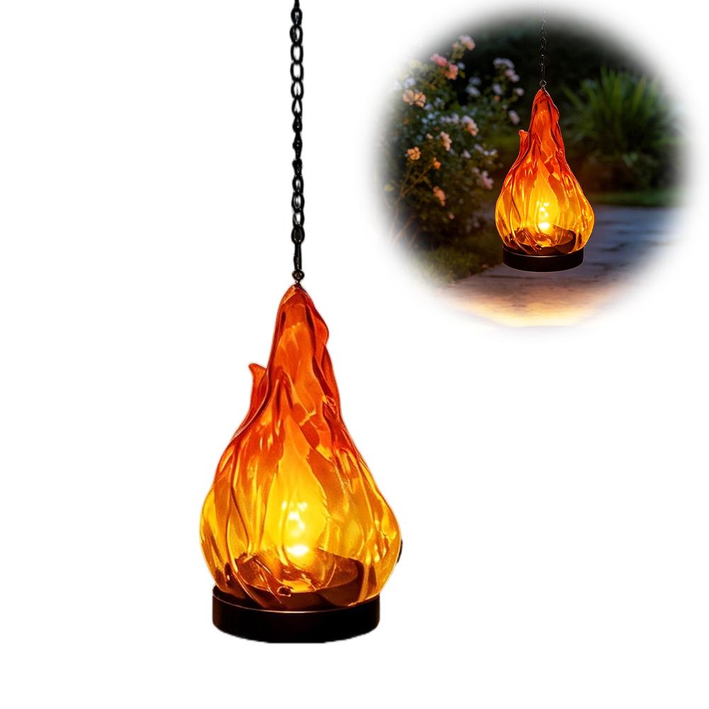 Outdoor Lighting Effects - LED 깜박이는 불꽃 모양 랜턴, IP65