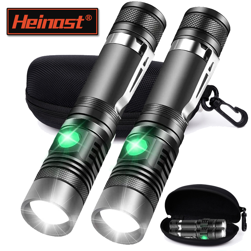 충전식 T6 핸드헬드 플래시라이트 18650 사용 줌  - Outdoor Lighting Black 리뷰 및 가격