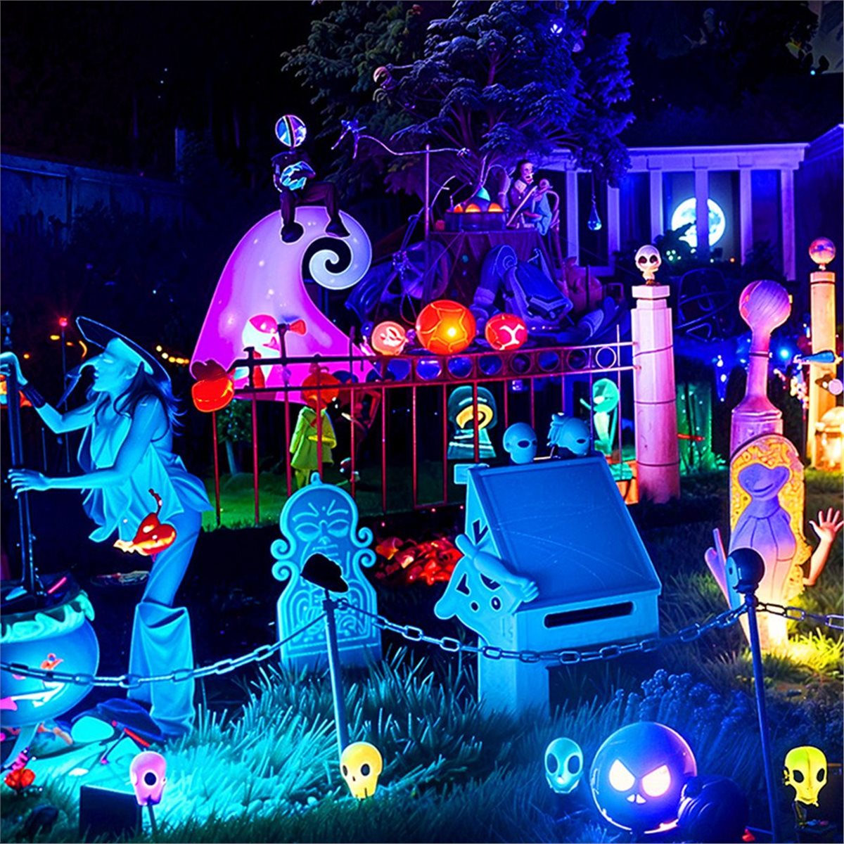 Nices 100W RGBCW LED 투광 조명 APP - Outdoor Lighting Uk 리뷰 및 가격