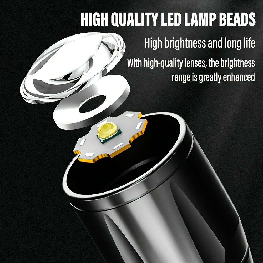 미니 LED 손전등 COB 투광등 휴대용 작업 토치 U - Outdoor Lighting Black 리뷰 및 가격